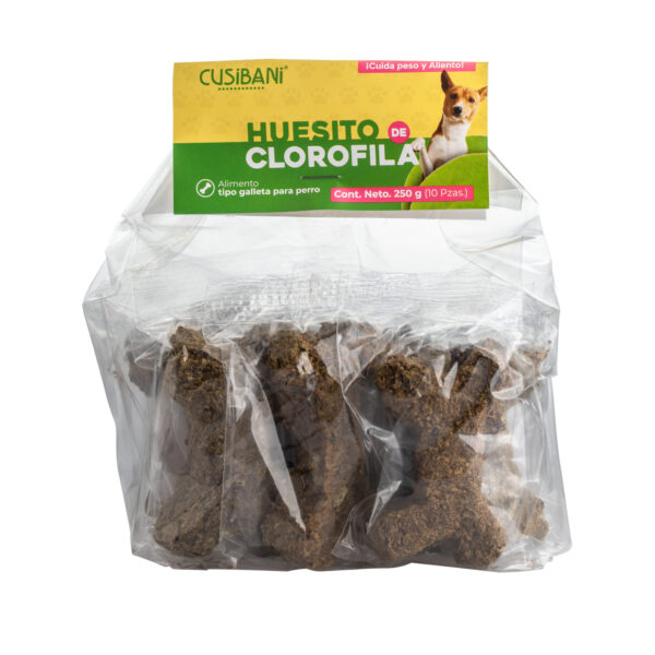 Huesito de clorofila 250g (10 pzas.)