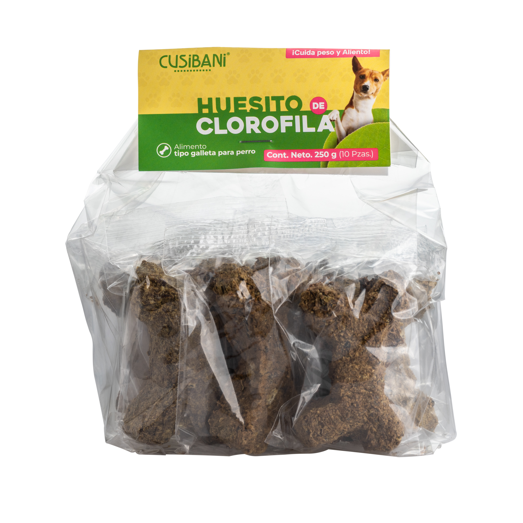 Huesito de clorofila 250g (10 pzas.)